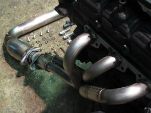 Will a magnaflow cat back connect to these headers?