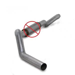 does this come with muffler or just straight pipe