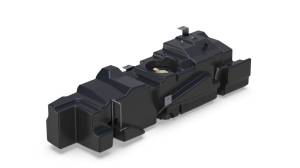 Do you reuse the skid plate? If not, how much lower is it than stock?